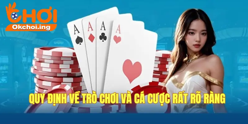 Điều kiện về trò chơi và cá cược Ok chơi