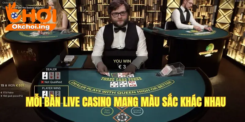 Tham gia live casino okchoi đơn giản